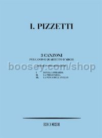 Three Canzoni Su Poesie Italiane (Voice & Strig Quartet)