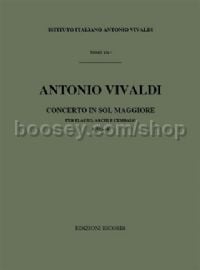 Concerto in G Major, RV 436 (Flute & Orchestra)