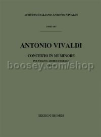 Concerto in E Minor, RV 281 (Violin & Orchestra)