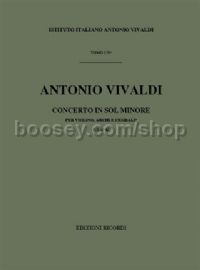 Concerto in G Minor, RV 328 (Violin & Orchestra)