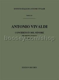 Concerto for Strings & Basso Continuo in G Minor, RV 157 (String Orchestra)