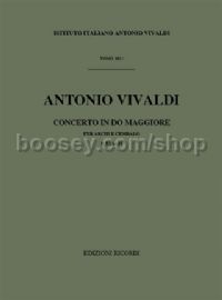 Concerto for Strings & Basso Continuo in C Major, RV 109 (String Orchestra)