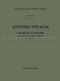 Concerto in B Minor, RV 424 (Violoncello & Orchestra)