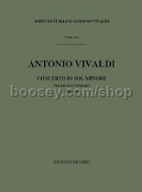 Concerto for Strings & Basso Continuo in G Minor, RV 152 (String Orchestra)