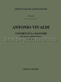 Concerto in A Major, RV 340 (Violin & Orchestra)