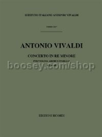 Concerto in D Minor, RV 237 (Violin & Orchestra)