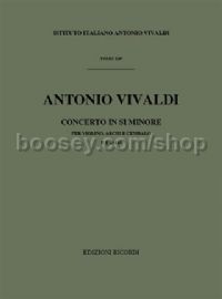 Concerto in B Minor, RV 384 (Violin & Orchestra)