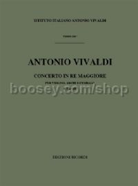 Concerto in D Major, RV 224 (Violin & Orchestra)