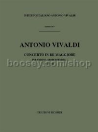 Concerto in D Major, RV 213 (Violin & Orchestra)