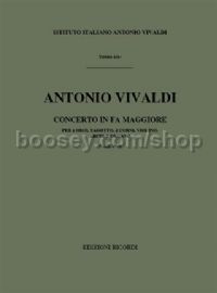 Concerto in F Major, RV 571 (Chamber Orchestra)