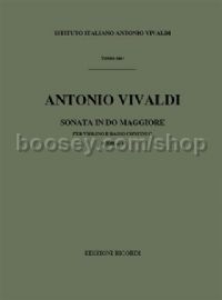 Sonata in C Major, RV 3 (Violin & Basso Continuo)
