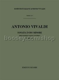 Sonata in C Minor, RV 6 (Violin & Basso Continuo)