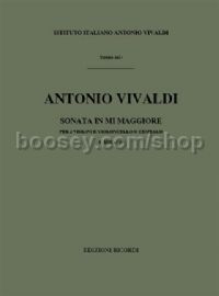 Trio Sonata in E Major, RV 66 (Violin Duo & Basso Continuo)