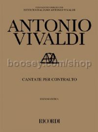 Canatas for Contralto (Alto & Orchestra)