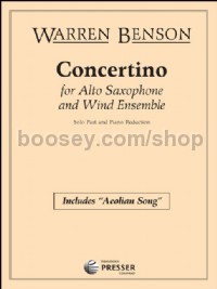 Concertino (alto saxophone and piano)