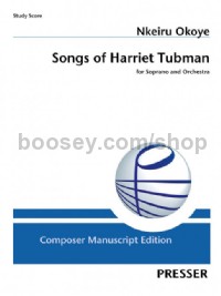 Songs of Harriet Tubman (Study Score)