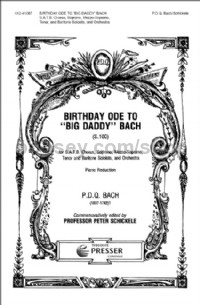 Birthday Ode To Big Daddy Bach (S.100) (choir)