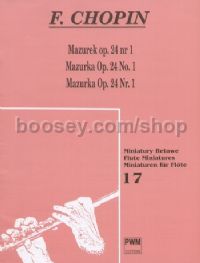 Mazurka Op. 24/1 - flute & piano