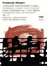 Piano Concerto in E minor Op. 11 - piano quintet (score & parts)