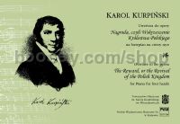 Ouverture to the opera ''The Reward, or the Revival of the Polish Kongdom'' - piano 4-hands