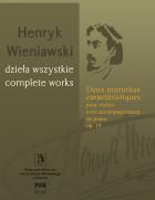 Deux Mazurkas Caracteristiques Op. 19 - violin & piano