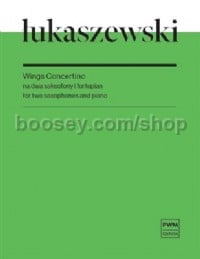 Wings Concertino (2 Saxophones & Piano)
