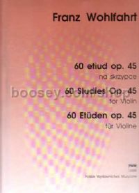 60 Studies, Op. 45 for Violin