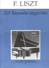 12th Hungarian Rhapsody for piano