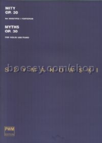 Myths: Three Poems Op. 30 for Violin and Piano