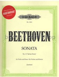 Sonata in F Op.24 'Spring' (with CD)