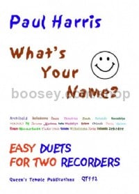 What's Your Name? (Recorder Duet)