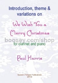 Introduction, Theme and Variations on We Wish You a Merry Christmas (Clarinet & Piano)