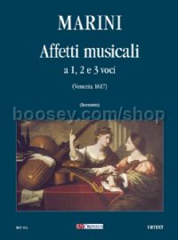 Affetti musicali a 1, 2 e 3 voci (Venezia 1617) (score)
