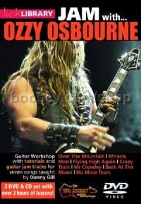 Ozzy Osbourne Jam With Lick Library 2 DVDs/CD