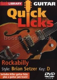 Quick Licks Brian Setzer Rockabilly DVD