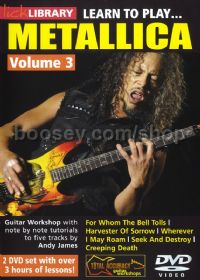Learn To Play Metallica, Volume 3 (2 DVDs)