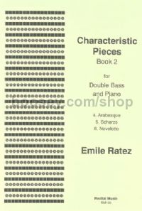 Characteristic Pieces Book 2 for double bass & piano