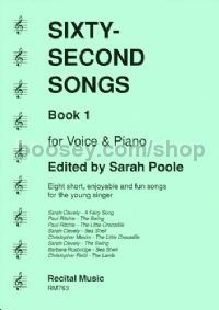 Sixty-Second Songs Book 1 (Voice & Pian)