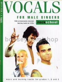 Rockschool Vocals for Male Singers: Level 1 (Grades 1-3)
