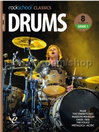 Rockschool Classics Drums Grade 1 (Book & Online Audio)