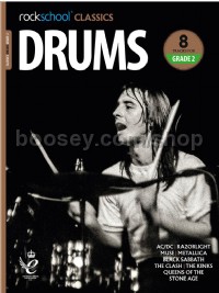 Rockschool Classics Drums Grade 2 (Book & Online Audio)