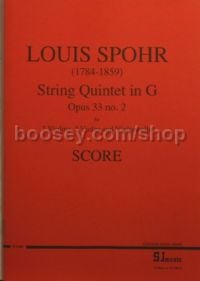 Quintet Op. 33 No.2 Score
