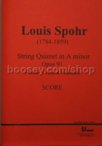 Quintet Op. 91, Score