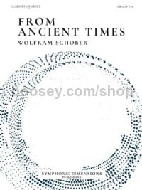 From Ancient Times (Clarinet Quartet Score & Parts)
