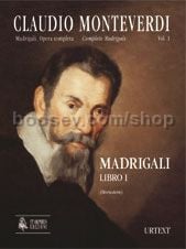Madrigali. Libro I (Venezia 1587) - original clefs (score)
