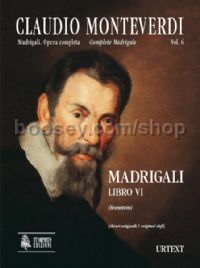 Madrigali. Libro VI (Venezia 1614) - original clefs (score)