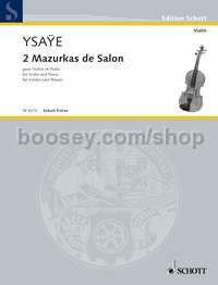 2 Mazurkas de Salon - violin & piano