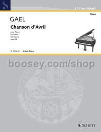 Chanson d'avril op. 58 - piano