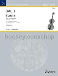 Sonata I D flat major BWV 1015 - violin & piano