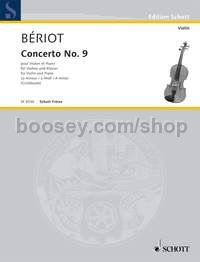 Concerto No. 9 in A minor op. 104 - violin & piano reduction